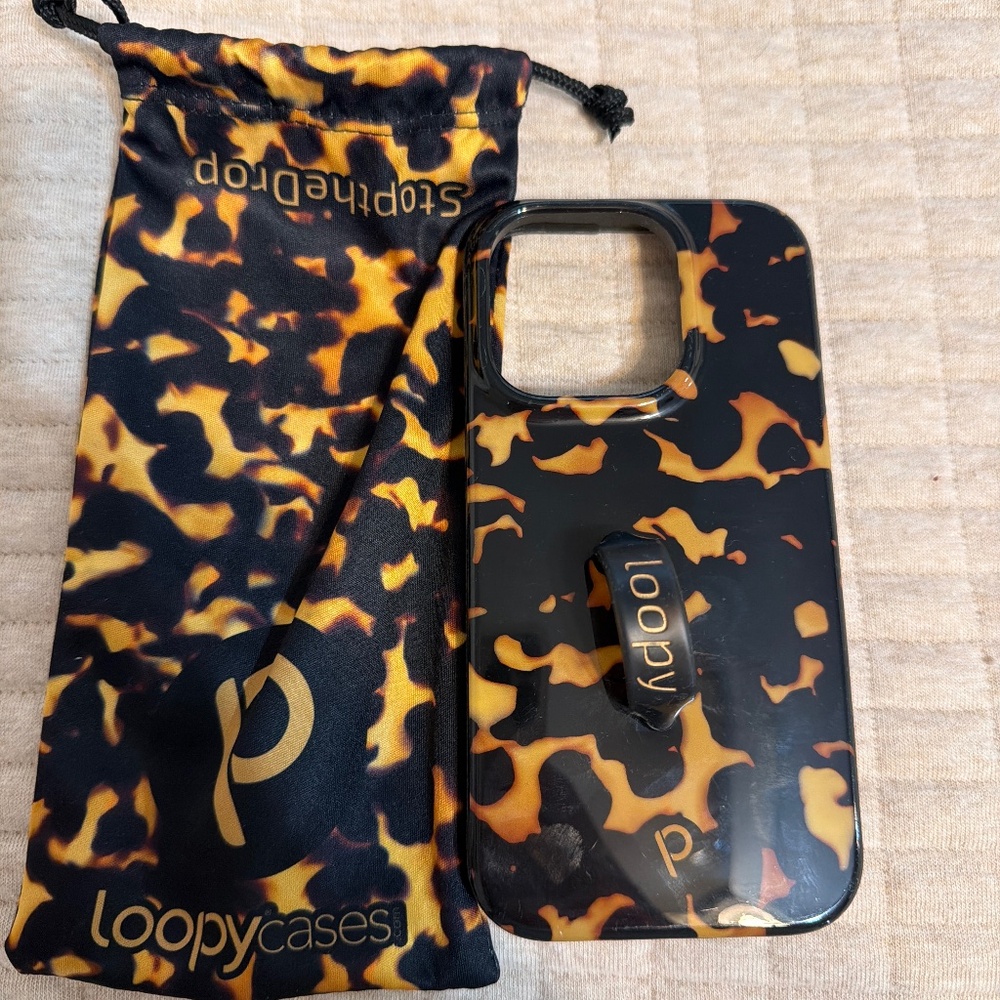 Loopy Case Tortoise Shell Phone Case 14 Pro